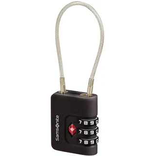 Samsonite TSA-Kabelschloss 3-Ziffern-Kombination Schwarz