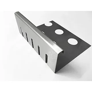 Kiesfangleiste klein gelocht Aluminium axb=45 x 135mm 1,5 x 2.000mm