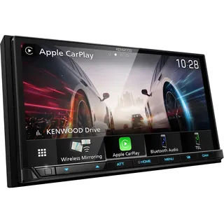 Kenwood DMX8021DABS 7-Zoll Digital Media AV-Receiver Doppel-DIN mit Wireless CarPlay und Android Auto