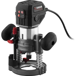 Parkside PPMF 710 A1 mit Kanten-, Ober- und Winkelfräsmodul