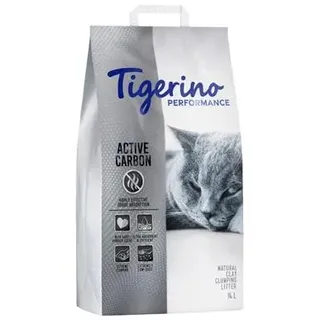 Tigerino - Performance Katzenstreu (Active Carbon) | Babypuderduft | 14L