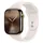 GPS + Cellular 46 mm Titangehäuse gold Sportarmband polarstern S/M