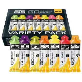 SIS GO Isotonic Energy Variety Pack Gemischte Geschmacksrichtungen, 7x60 ml