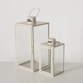 Boltze Laterne ARANIA Metall Beige