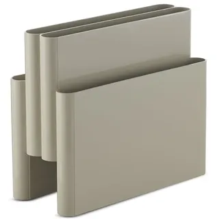 Kartell Magazine Rack, Zeitschriftenhalter, L 40 x H 34.5 cm, Taubengrau