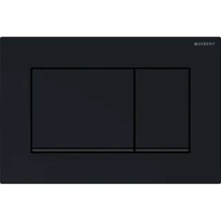 Geberit Sigma30 Betätigungsplatte für 2-Mengen-Spülung schwarz/schwarz matt 115.883.DW.1