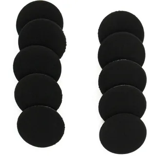 Ersatz-Ohrpolster aus Schaumstoff, 35 mm, 40 mm, 45 mm, 50 mm, 55 mm, 60 mm, 65 mm, 10 Stück