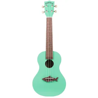Kala - MK-CS/GRN - Ukulele Konzert Shark - Surf Green - mit Tasche