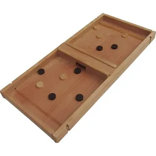 Holz Bi-Ba-Butze Tischspiel Flitzpuck