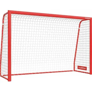HUDORA Fußballtor Expert - großes Fußballtor für Kinder & Erwachsene - wetterfestes & standfestes Fußballtor mit engmaschigem Netz - Hochwertige Outdoor Torwand für Freizeit & Training