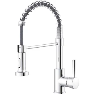 Lenz Küchenarmatur NOVA Chrom – Pendelbrause mit 2 Strahlarten