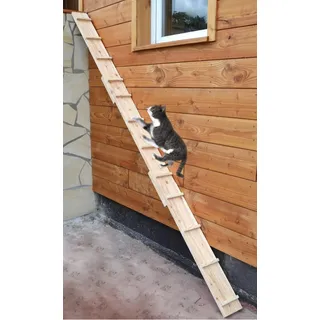 Ruhti - Katzentreppe Katzenleiter Katzenstufe für Balkon, Treppe etc.| 1 bis 7 m (2 m)