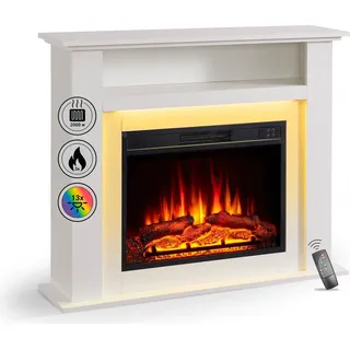 Balderia Elektrokamin Liora Weiß