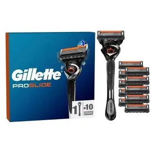 Gillette Fusion5 Proglide 1 Rasierer 10 Klingen