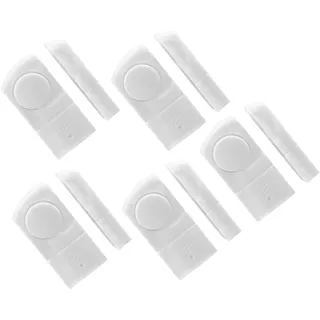 DOITOOL 5 Stück Batteriebetriebener Türsensor Alarm mit Lautem Signal Kompakter Einbruchschutz für Fenster und Türen Robustes Kunststoffgehäuse Vielseitig für Zuhause Büro Geschäft