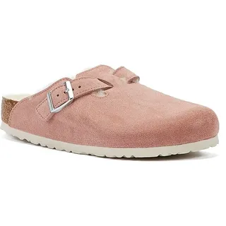 Birkenstock Boston Shearling Damen Lehm Hausschuhe - Beige - 40