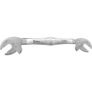 WERA 6006 Joker XS/S Selbstjustierender Doppelmaulschlüssel, 7-10 x 1/4-3/8' - 13 mm 9 mm, 7 mm, 12 mm, 10 mm, 8 mm, 11 mm)