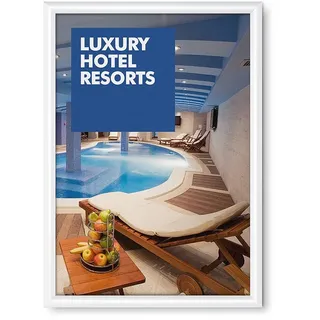 Showdown Displays Showdown Klapprahmen A2 Gehrung 25mm ws