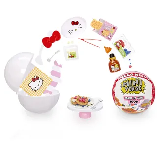 MGA's Miniverse Make It Mini Food Sanrio Hello Kitty - Sammlerstücke, Geheimnisvolle Blindverpackung, Basteln mit Harz, Lebensmittel-Nachbildungen, Neuheit, für Sammler & Kinder ab 8, Nicht ESSBAR