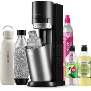 Sodastream DUO Titan Wassersprudler Bundle Titan (Sand) Allround + Sirup