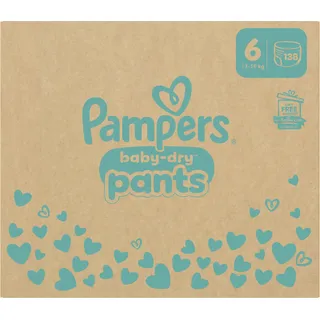 Pampers Baby-Dry Pants Gr. 6 (13-19 kg) 138 St.