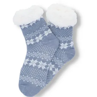 Antonio Damen Hüttensocken Blue