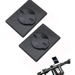 Wjelet 2 Stück Handyhalterung Fahrrad Lenker, Selbstklebender Telefonhalterung, GPS-Erweiterungshalterung für Garmin Edge, Telefon Fahrrad Halterung Adapter für Road Bike für Garmin Halterung Fahrrad