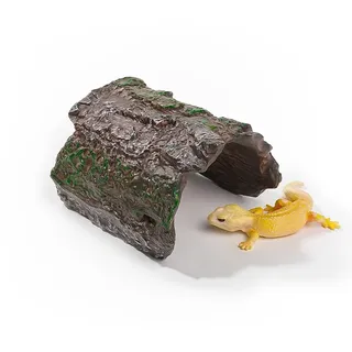 Reptilienhaus Aus Kunstharz Für Schildkröten, Echsen Und Kletterreptilien – Kreatives Spielzeug, Multifunktionales Versteck Für Terrarien – 9,5 X 8 X 6 Cm