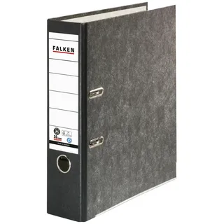 Falken Ordner Recycling 8 cm DIN A4 schwarz