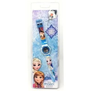 Disney Frozen Armbanduhr Mit Anna Und Elsa auf Der Band