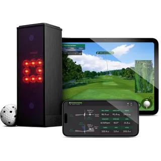 square golf Unisex Indoor Launch Monitor, Schwarz, Einheitsgröße EU