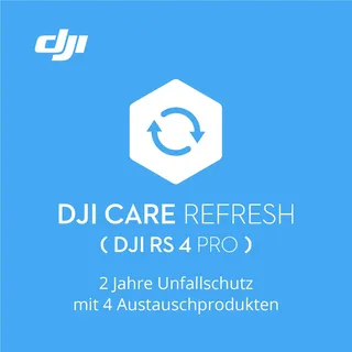 DJI Care Refresh 2-Jahresplan für DJI RS 4 Pro 2 Jahre Refresh-Card, Gewährleistung