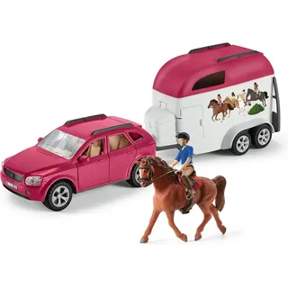 Schleich® Spielzeug-Auto HORSE CLUB, Mr. Kramer's Reit-Abenteuer (72223) bunt
