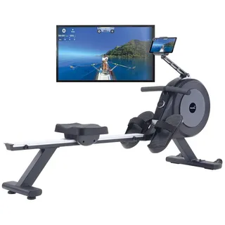 Skandika Rudergerät mit Eigenantrieb Njord P6-G – 32 Widerstandsstufen, - Max. 135 kg grau No Size