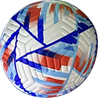 NEW SPORTS Fußball ''Star''',Größe 5, unaufgeblasen, rot/blau