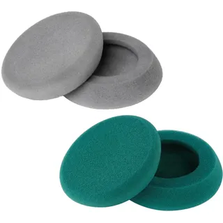 YAXI Ohrpolster für Koss PortaPro, 2 Paar, Grau + Grün