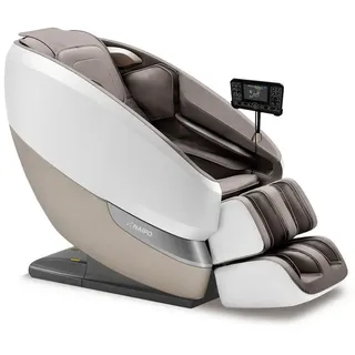 aspria Massagesessel Tai Chi 75 x 110 x 90 cm Grau mit Liegeposition und Massagefunktion