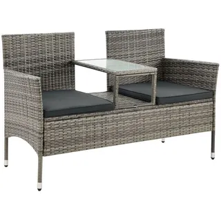 133 x 63 x 84 cm grau meliert inkl. Tisch