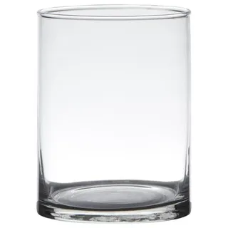 Hakbijl Glass Dekovase ZYLINDER, Farbe: Transparent, Höhe: 15cm