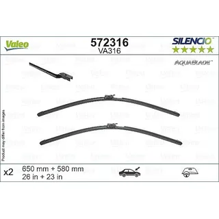 Valeo AquaBlade 572316, 580mm, vorne, 2 Stück