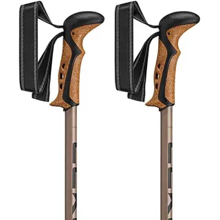 Leki Khumbu Wanderstöcke 110-145 cm beige