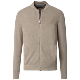 CasaModa Strickjacke in Beige | Gr.: 4XL