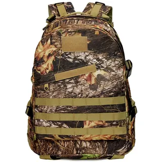 FYRTA Jagdrucksack, 35L Camo Jagd Rucksack mit Wasserdichtem Regenschutz, Jagdtasche, Tarnrucksack, Jagdausrüstung für Männer und Frauen Outdoor Jagd, Vogelbeobachtung - 36*22*50CM