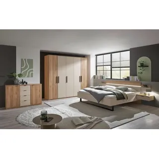 Schlafzimmer-Set Danao 4tlg. Dekor Eiche / Kaschmir 180 x 200 cm