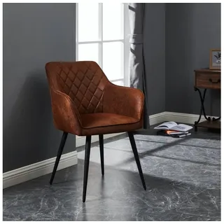 Eglo 424708 - Esszimmerstuhl MASANTOL 81,5x63 cm braun - Braun