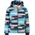 Snaps Hood Jacke Topaz/White/Lotus 110