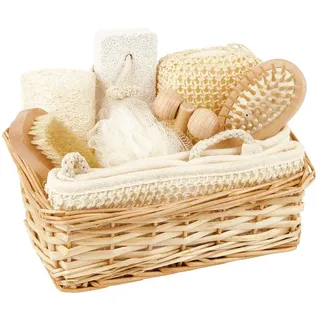 Croll & Denecke Wellness Geschenkset 8-teilig im Weidenkorb 8 St