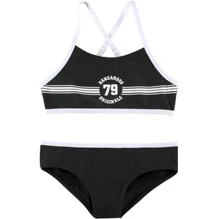 KangaROOS Sporty Bustier-Bikini Schwarz 122/128