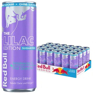 Red Bull Energy Drink Lilac Edition Sugarfree 24x 250ml EINWEG
