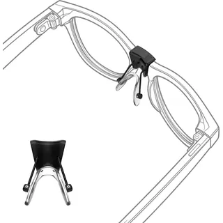RCstyle HiBloks Brillen-Nasenpads für Ray-Ban Meta Wayfarer Gen 2 & Gen 2 (RW4006/RW4008/RW4012), Silikon, rutschfest, Clip-On-Brillen-Nasenhalter für RayBan Meta Gen 2 Smart-Brille (einteilig)